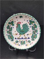 Artistian Hand-Painted ceramic wall plate