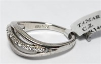 Zircon Sterling Silver Ring by Tamar Sz 8