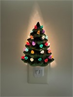 Night light, decorative trees, napkin rings,