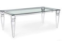 SAVANNAH DINNING TABLE LUCITE MSRP$ 17,343.00