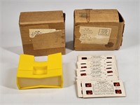 2) VINTAGE MAIL AWAY FOOTBALL VIEWER PREMIUM W/ BX