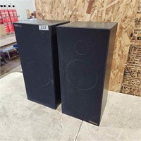 2 - 23"H Tech Sonics Speakers