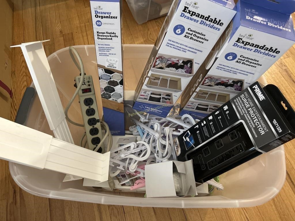 Drawer Organizers, Power Strips, more