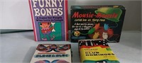 Vintage Games- Funny Bones, Dominoes, Black & Blue