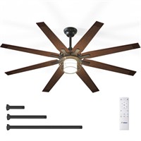 Amico Ceiling Fans with Lights  66   Indoor