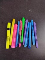 Assortment of highlighters