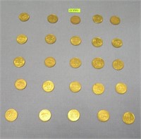 Group of vintage tokens