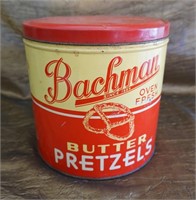 Vintage Pretzel Tin