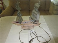 Ceramic Ship LIghted