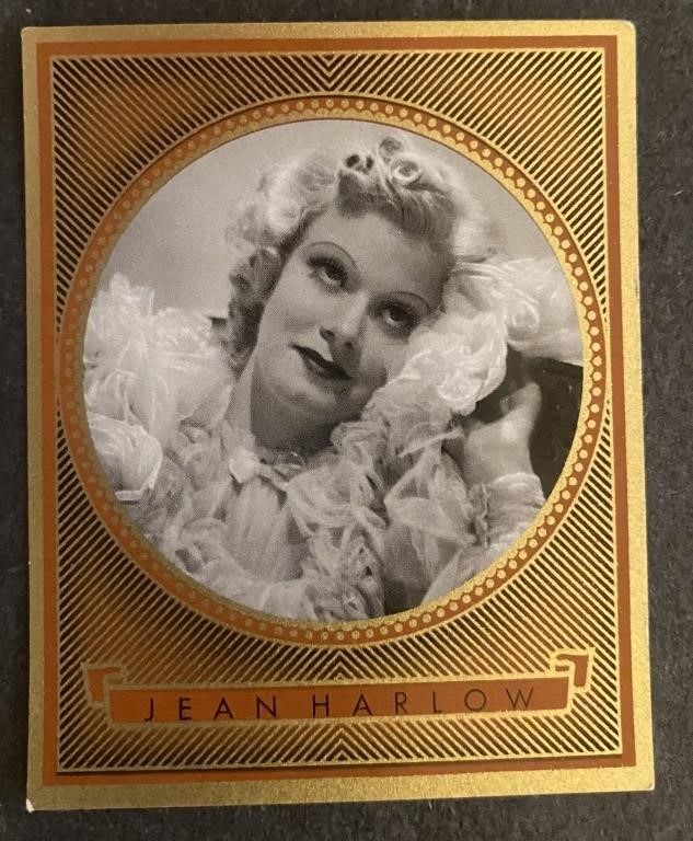 JEAN HARLOW: Antique Tobacco Card (1936)