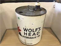 Wolf's Head 5 gallon Hydraulic Oil Can