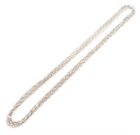 SUPER LONG LENGTH STERLING SILVER NECKLACE