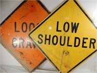 2 ROAD SIGNS