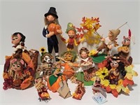 13 Annalee Dolls Harvest Themed