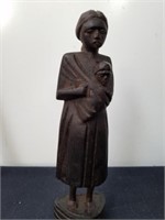 8-in carved woman and child looks like she's
