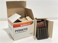 65 NOS 8mm Mauser Ammo on Strip Clips
