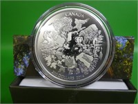 2014 R C M $200.00 .9999 Silver Coin Towering