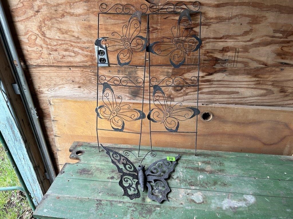 Metal Butterfly Yard Decor