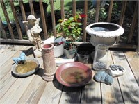 Lot of Gardening Art and Flower Pots 11 Total