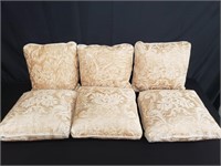 Group of duck feather pillows