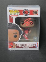 Scottie Barnes Signed Funko Pop COA Pros