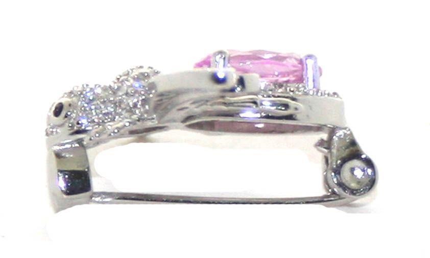 2.62 Ct pink and White Sapphire Boorch