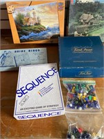 Puzzles, Games & game pieces