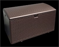 New PDG Resin Storage Deck Box, Brown, 374-L