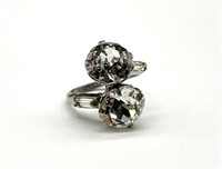 ‘Sterling’ Marked Ring Size 6
(Size as judged by