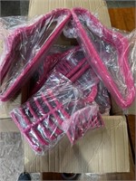 Box Full of Assorted Pink Hangers New