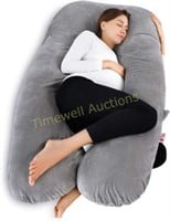 Meiz U-Shaped Pregnancy Pillow  55inch Grey