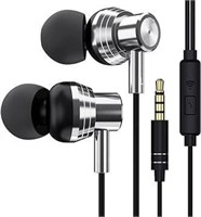 Metal Earphones with Mic