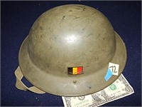 Belgian Military Helmet WWII Era