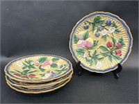 Fitz and Floyd Essentials Fruit Ceramic Plate Set