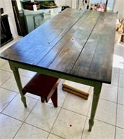 Rustic Farm Kitchen Table