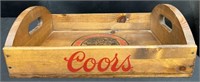 Wood Coors Serving Tray