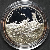 1995 World War 2 Proof Half Dollar in Capsule