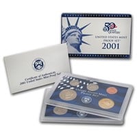 2001 US Mint Proof Set in OMB