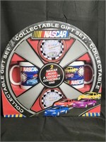 2 NASCAR Mugs & Cocoa Collectable Tin Set