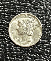 1941-D US Mercury Dime Gem BU