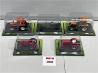 X4 Die-cast Model Tractors including a Jeep