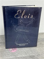 Elvis Commemorative Book 2001 Blue Suede Cover