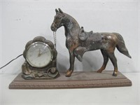 New Haven Horse Mantle Clock See Info