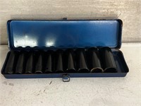 Socket set vintage metal case