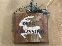 Deer Crossing Wall Decor