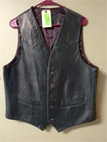 Leather vest size M/L