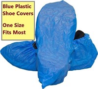 Shoe Covers, Blue, 100 pieces (50 pairs)