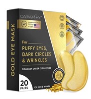 27 K Gold Eye Mask 2 Boxes 40 Pairs