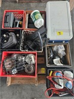 JUMPER CABLES, COOLER, SEWING MACHINE PARTS,