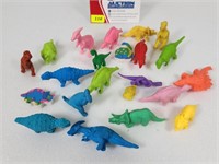 Dinosaur Eraser Lot